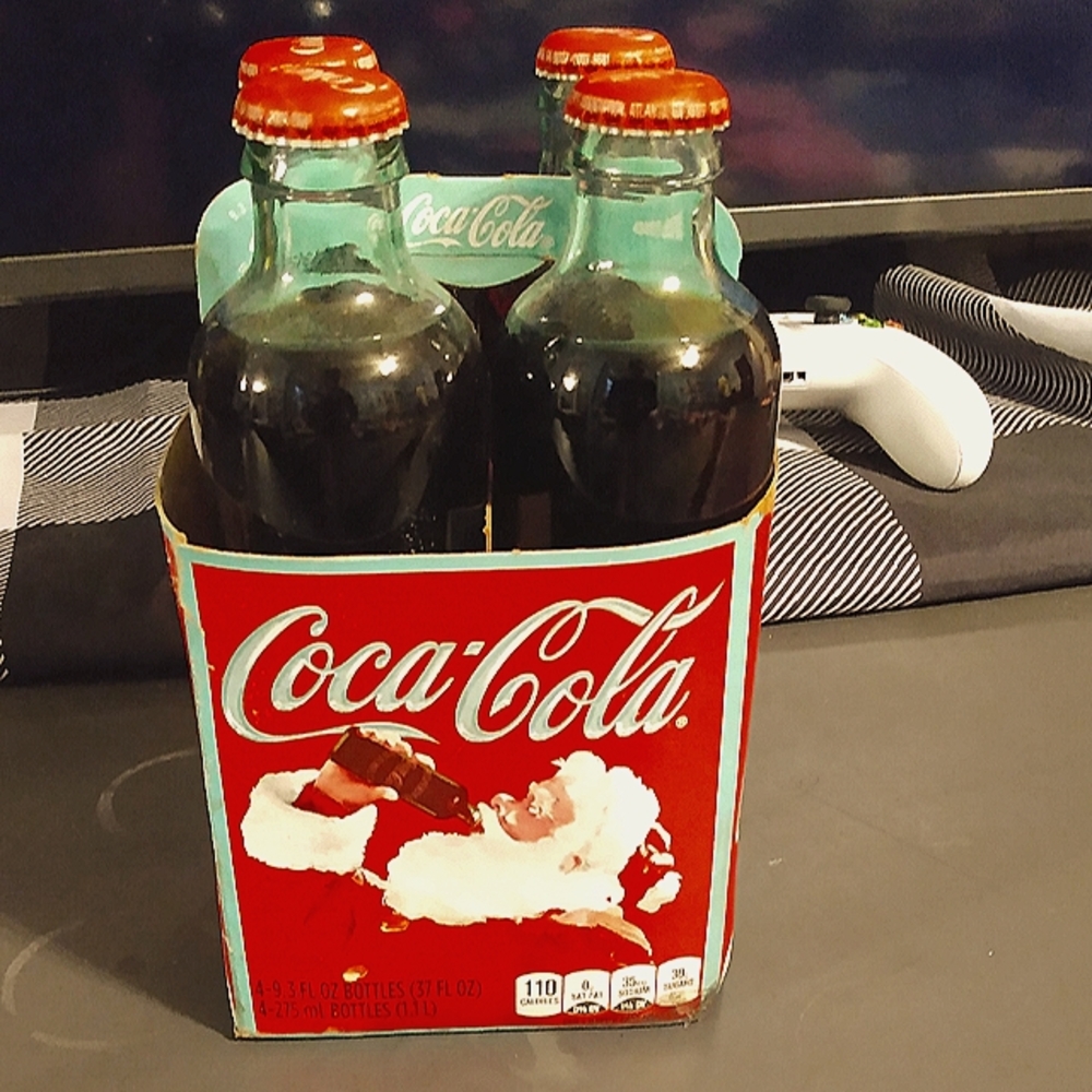 Coca-Cola 4 pack Glass Bottle Soda